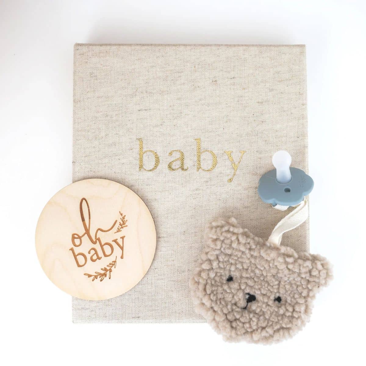 Alimrose Sherpa Paci Comforter - Oatmeal Bear