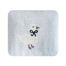 Alimrose Cotton Knit Baby Blanket - Duck Blue