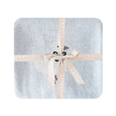 Alimrose Cotton Knit Baby Blanket - Duck Blue