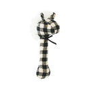 Alimrose Stick Rattle - Horse - Black Check