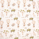 All4Ella Fitted Cot Sheet - Monkey Carnival