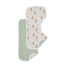All4Ella Organic Burp Cloths - Forest Friends