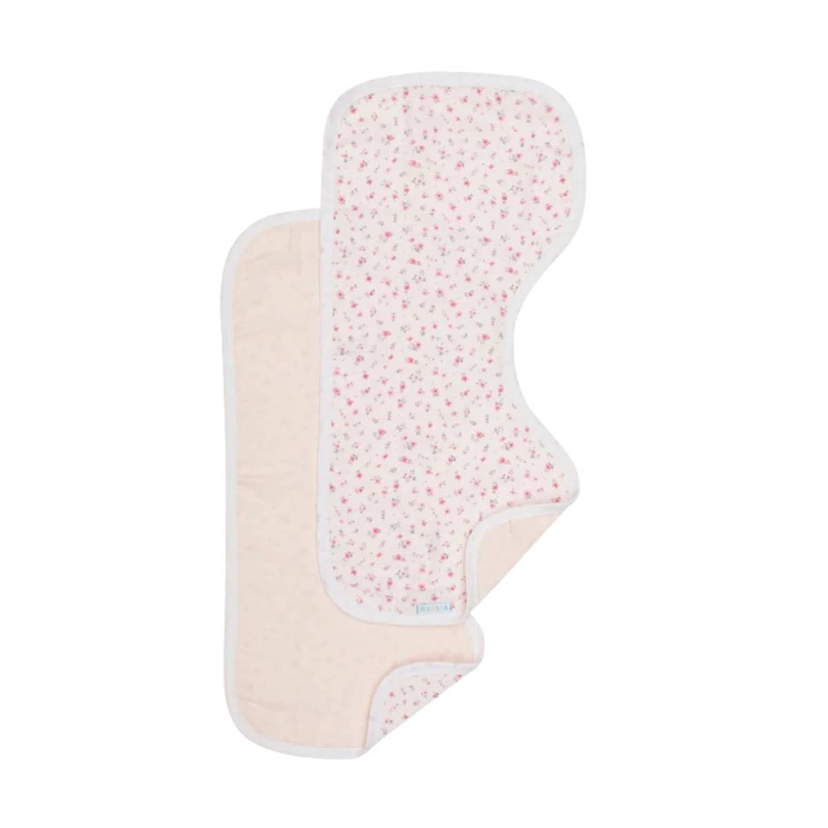 All4Ella Organic Burp Cloths - Pink Petals