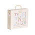 All4Ella Organic Fitted Jersey Cot Sheet - Rainbow Dreams