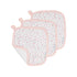 All4Ella Organic Wash Cloths - Pink Petals