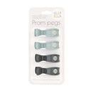 All4Ella Pram Pegs 4pk - Steel Blue Charcoal
