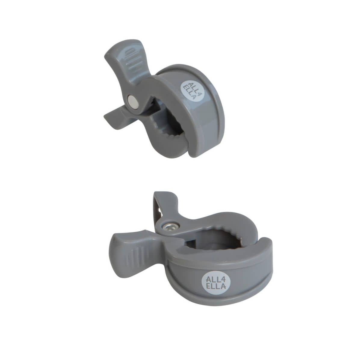 All4Ella Pram Pegs 2pk - Grey