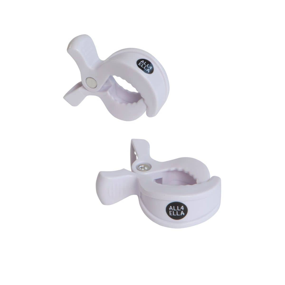 All4Ella Pram Pegs 2pk - White