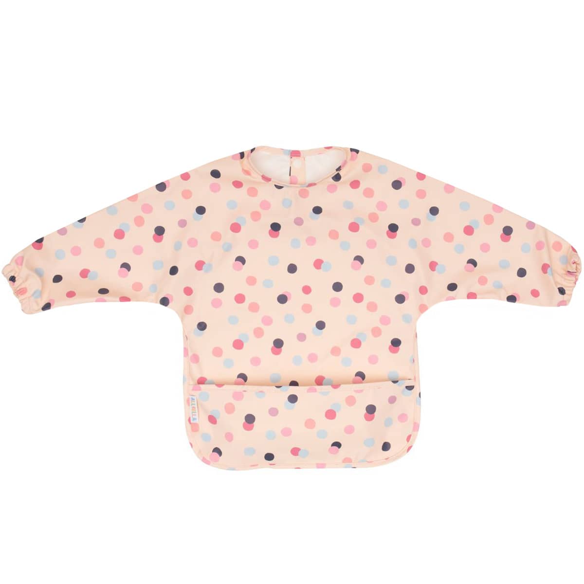 All4Ella Recycled Long Sleeve Bib - Confetti