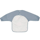 All4Ella Recycled Long Sleeve Bib - Two-tone Light Blue