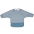 All4Ella Recycled Long Sleeve Bib - Two-tone Light Blue