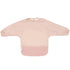 All4Ella Recycled Long Sleeve Bib - Two-tone Light Pink