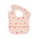 All4Ella Recycled Pouch Bib - Strawberries