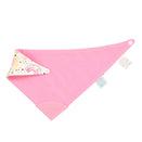 All4Ella Reversible Bandana Bib with Silicone Teether - Watercolour Rainbow