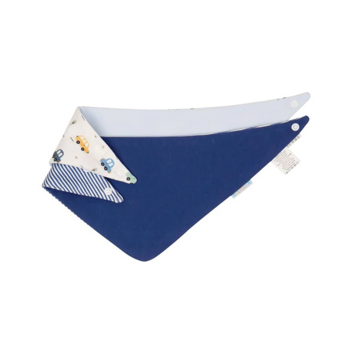 All4Ella Reversible Bandana Bibs 2pk - Beep Beep