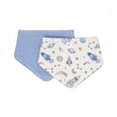 All4Ella Reversible Bandana Bibs 2pk - Blast Off