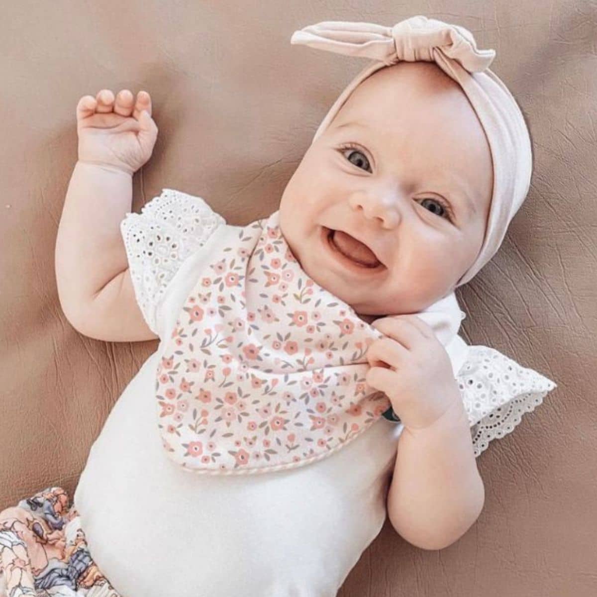 All4Ella Reversible Bandana Bibs 2pk - Floral Bouquet