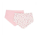 All4Ella Reversible Bandana Bibs 2pk - Pink Petals