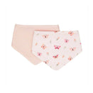 All4Ella Reversible Bandana Bibs 2pk - Sweet Butterfly