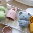 All4Ella Silicone Bath Toys - Animal Friends