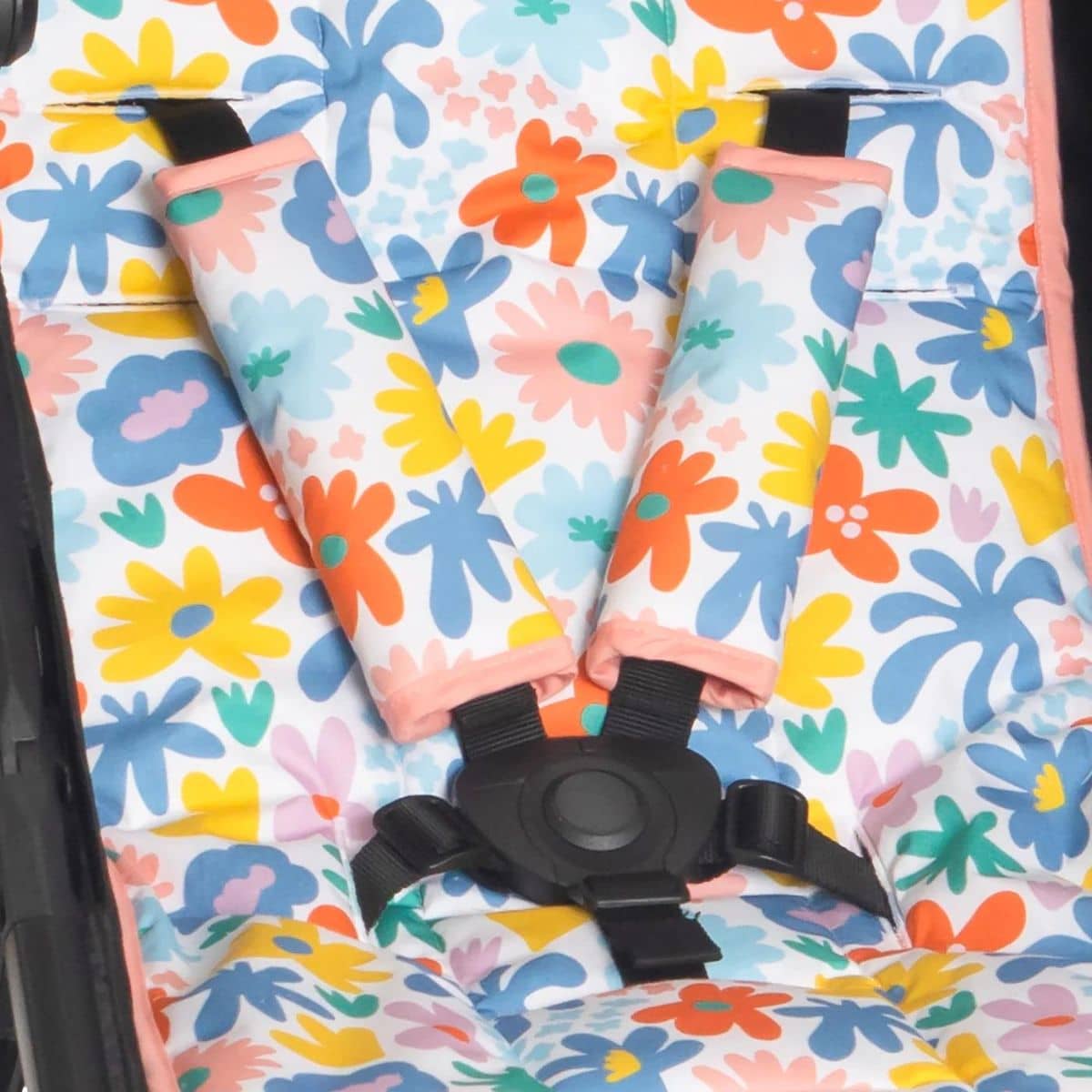 All4Ella Harness Covers and Pram Pegs - Bright Floral