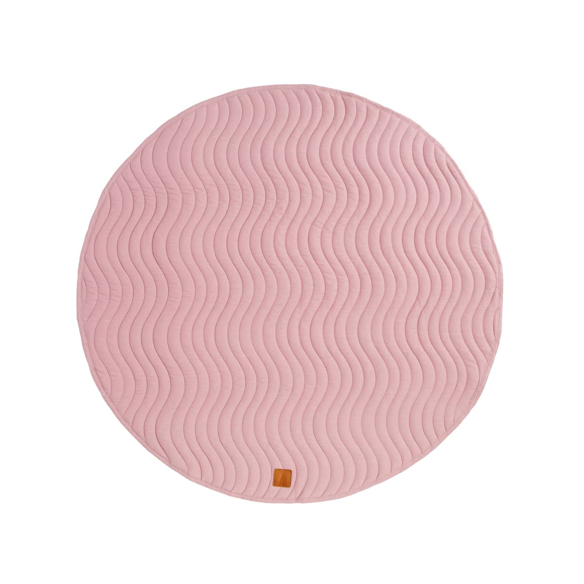 All4Ella Quilted Reversible Linen Play Mat - Blush Pink