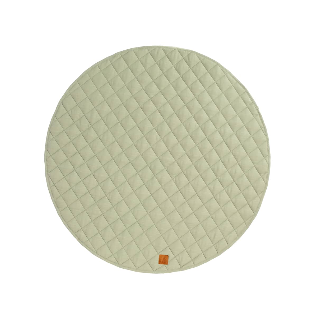 All4Ella Quilted Reversible Linen Play Mat - Sage