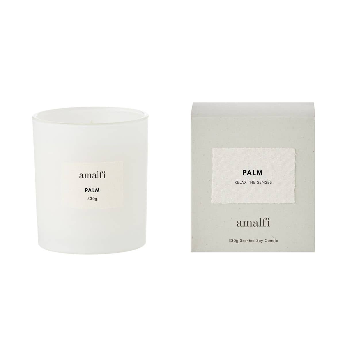 Amalfi Scented Soy Wax Candle - Palm