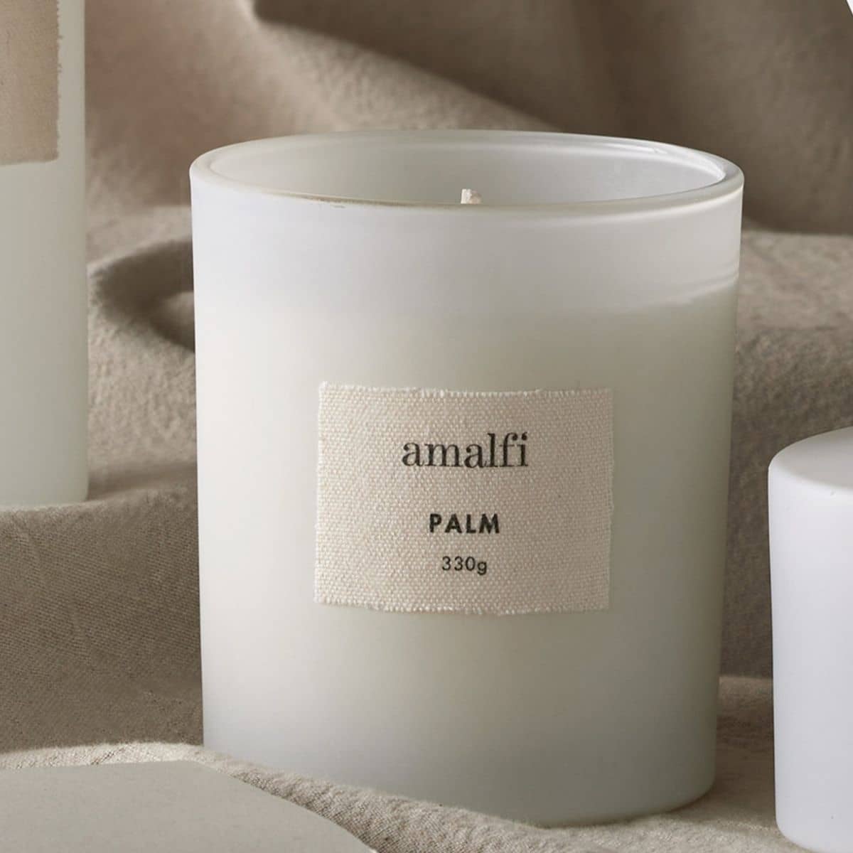 Amalfi Scented Soy Wax Candle - Palm