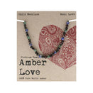 Amber Love Semistone Baltic Amber Necklace - Moon