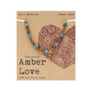 Amber Love Semistone Baltic Amber Necklace - Ocean