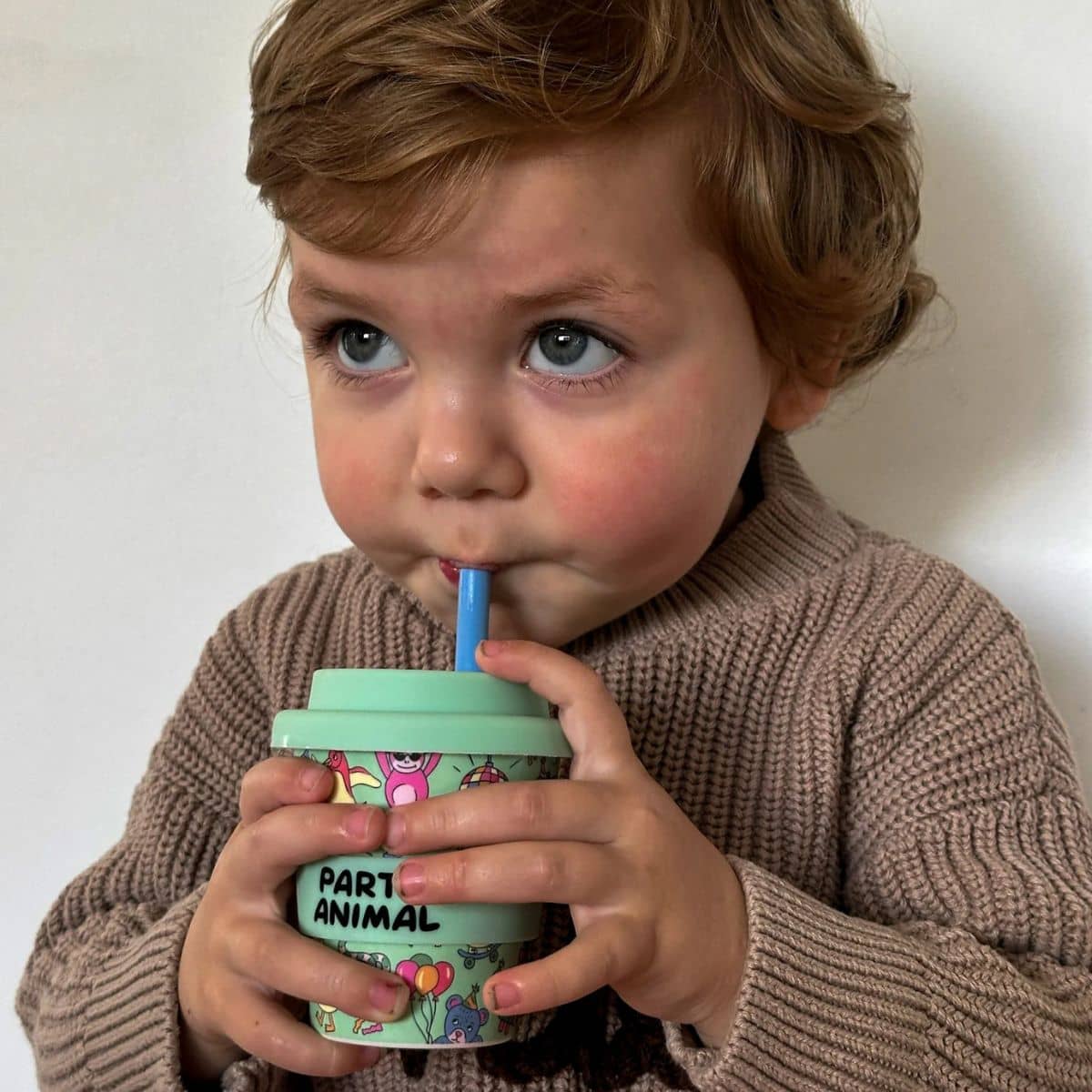 BBcino Reusable Cup - 120ml BBcino - Party Animal in Green