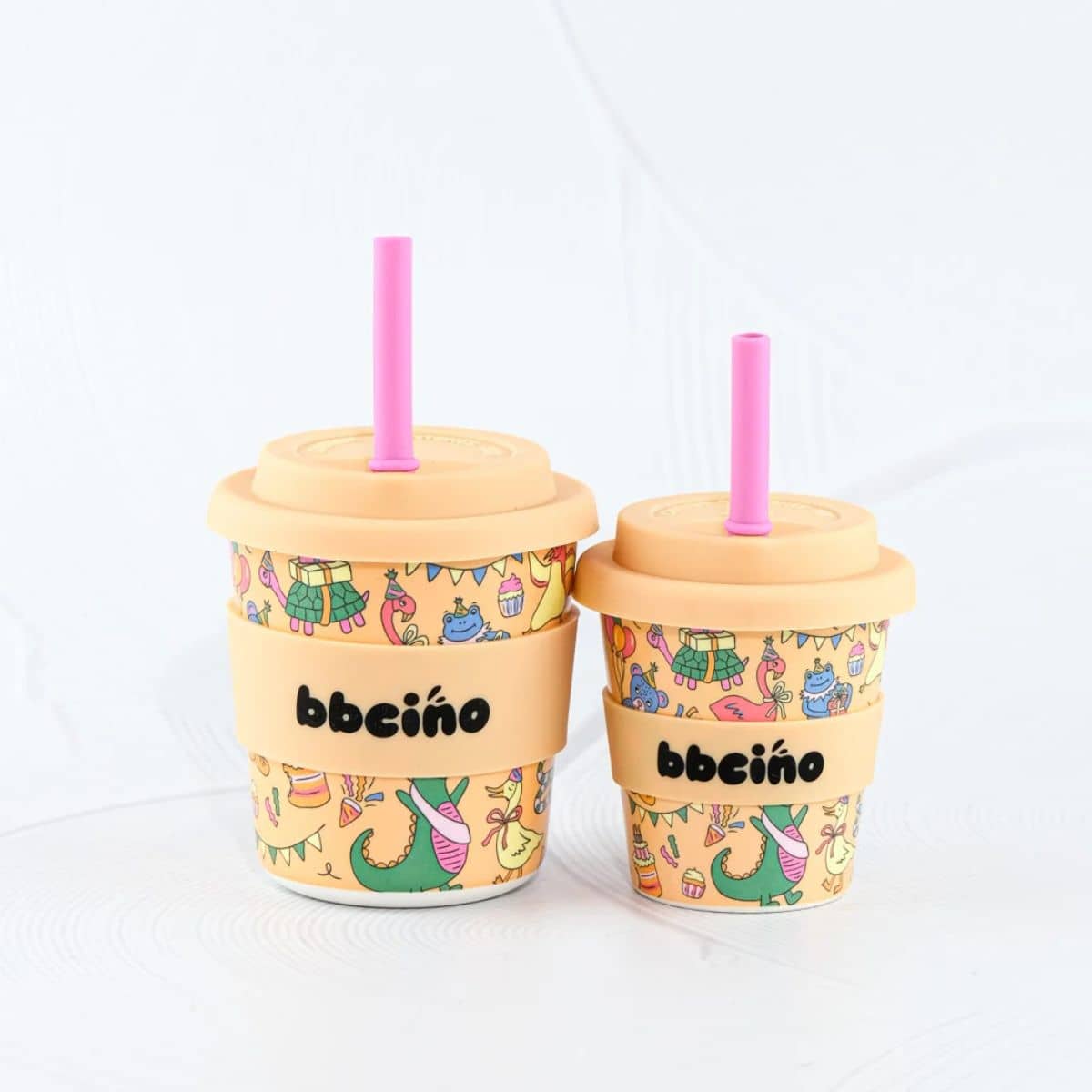 BBcino Reusable Cup - 120ml BBcino - Party Animal in Orange
