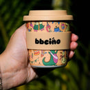 BBcino Reusable Cup - 240ml BambinoCino - Party Animal in Orange