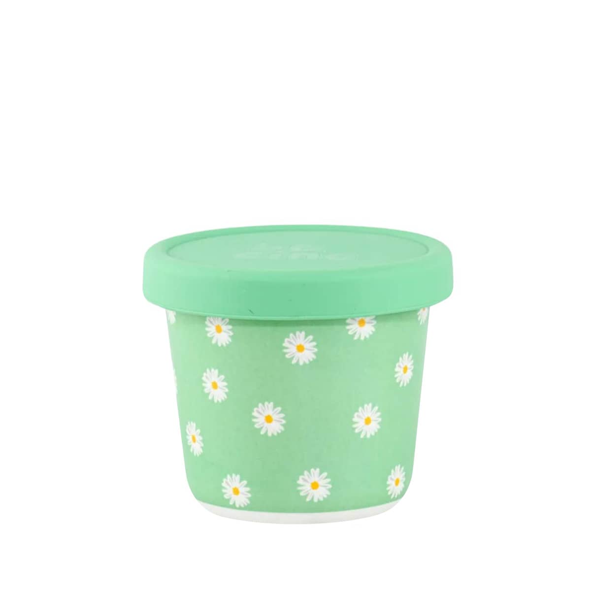 BBcino Reusable Snack Pot - 220ml Bamboo - Daisy, BB