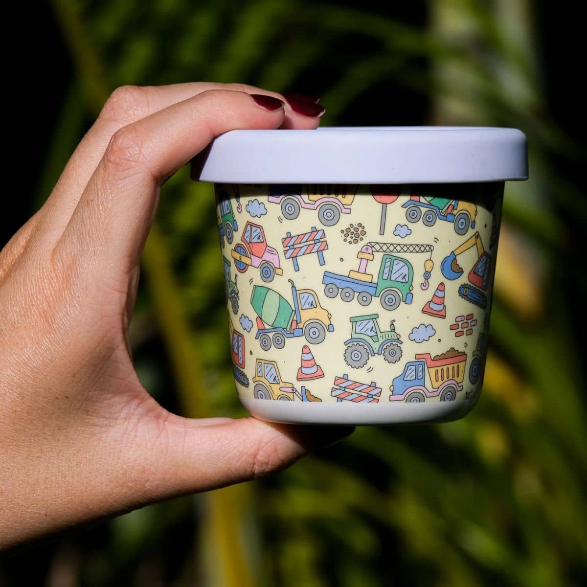 BBcino Reusable Snack Pot - 220ml Bamboo - Dig It