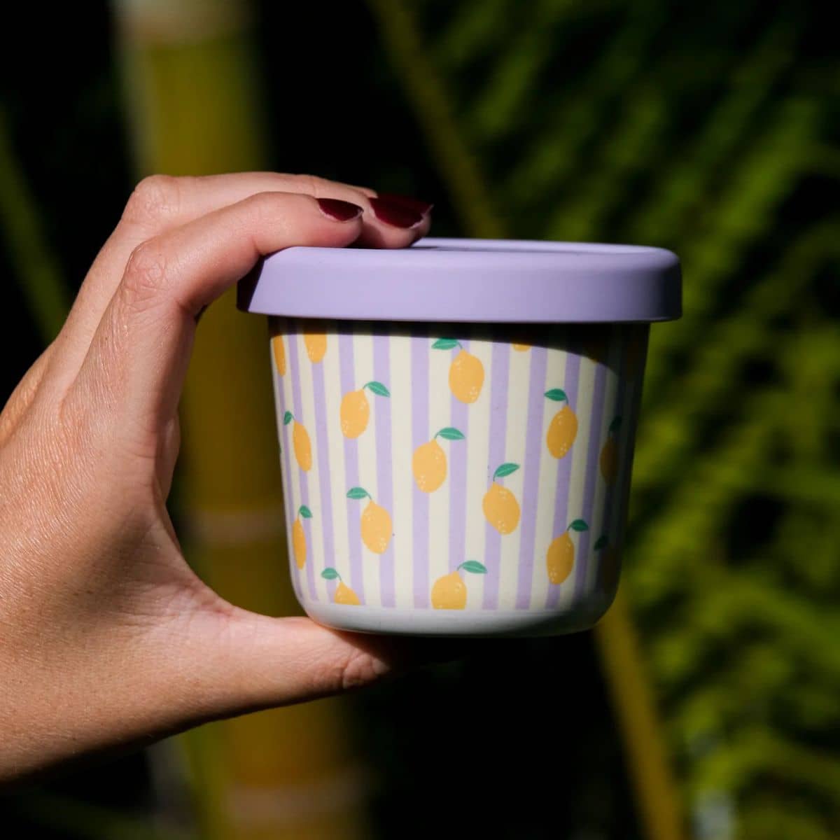 BBcino Reusable Snack Pot - 220ml Bamboo - Zestie Bestie