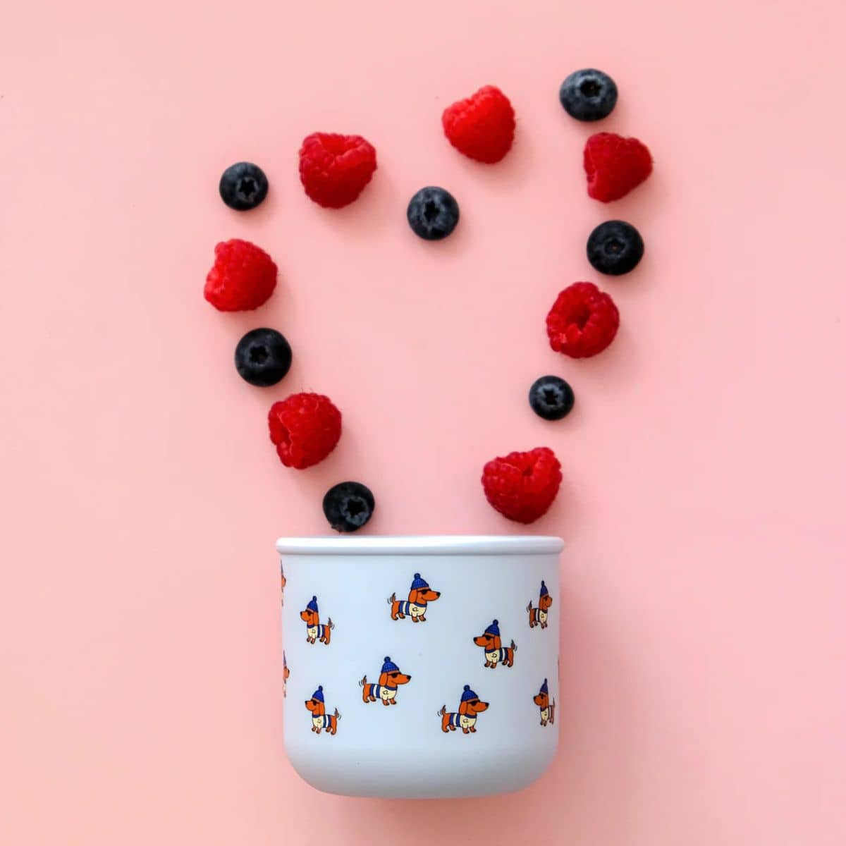 BBcino Reusable Snack Pot - 250ml Silicone - Dagwood