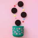 BBcino Reusable Snack Pot - 250ml Silicone - Ditsy