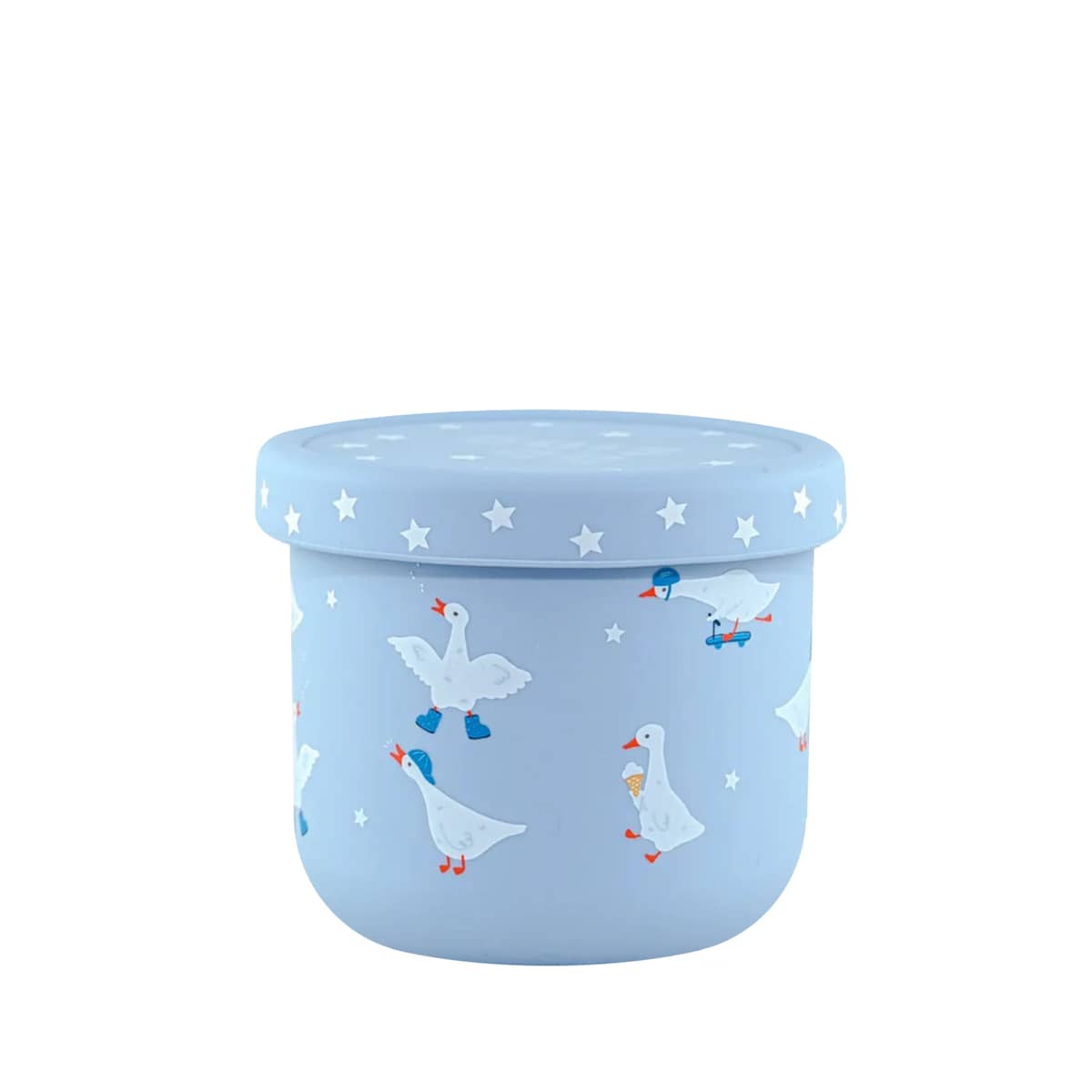 BBcino Reusable Snack Pot - 250ml Silicone - Silly Goose