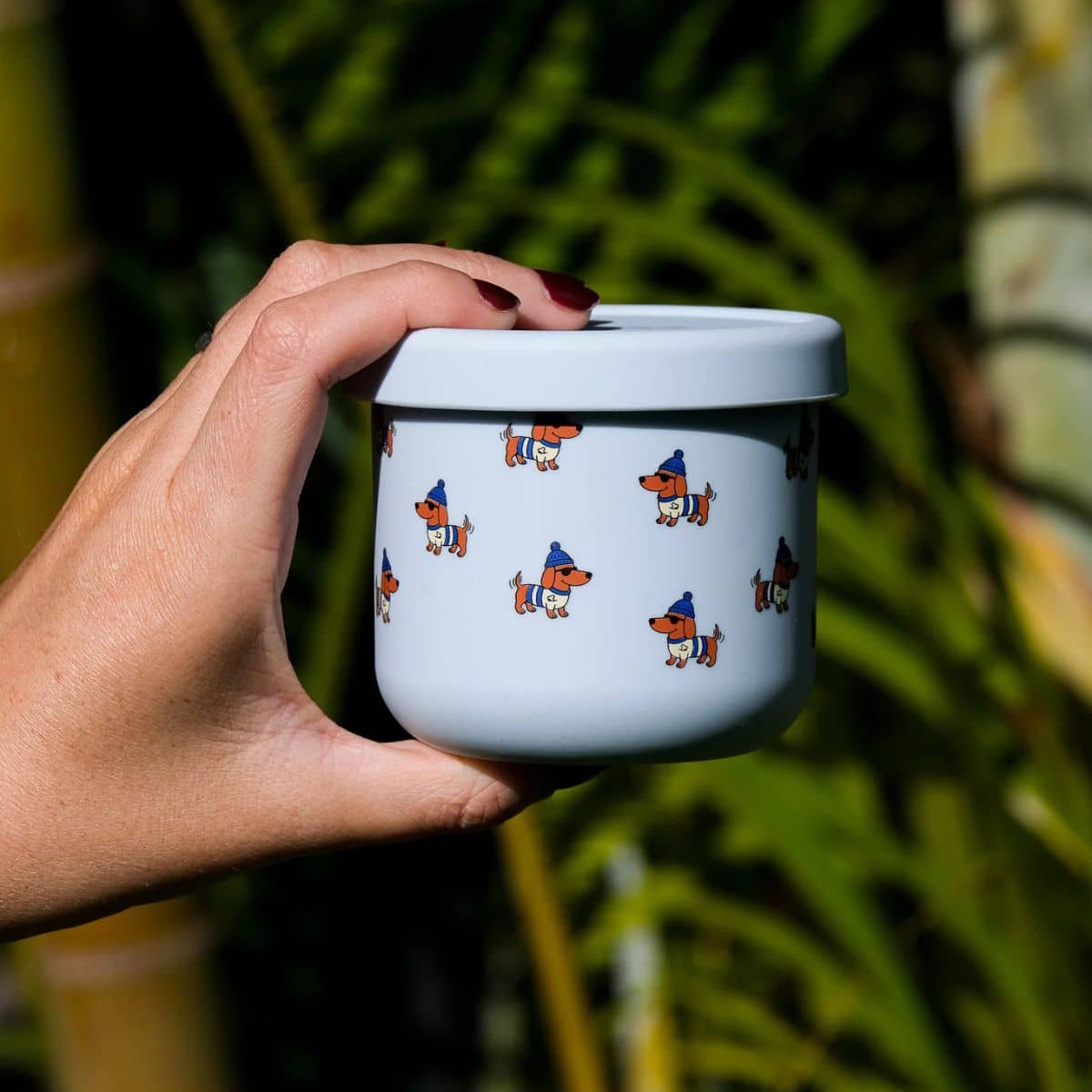 BBcino Reusable Snack Pot - 250ml Silicone - Dagwood