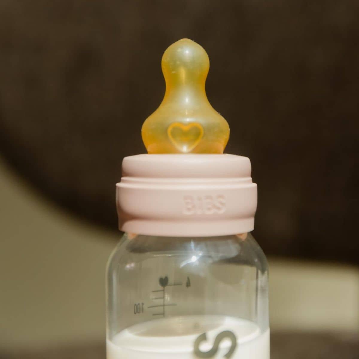 BIBS Baby Glass Bottle Set - Latex Teat - 120ml