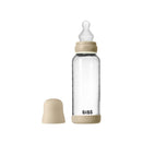 BIBS Baby Glass GLOW Bottle Set - Silicone Teat - 240ml