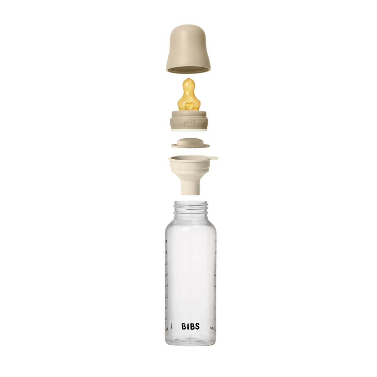 BIBS Baby PP GLOW Bottle - Latex Teat - 270ml