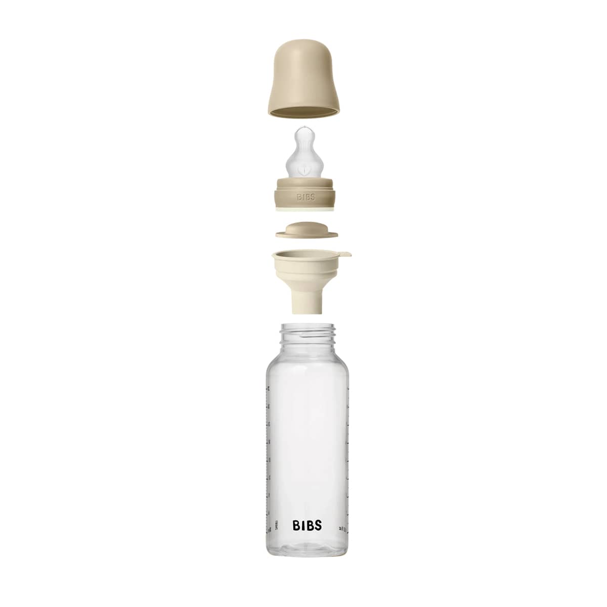 BIBS Baby PP GLOW Bottle - Silicone Teat - 270ml