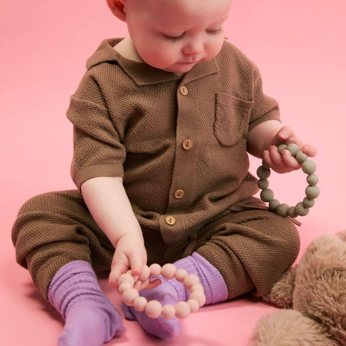 BIBS Beaded Teething Ring