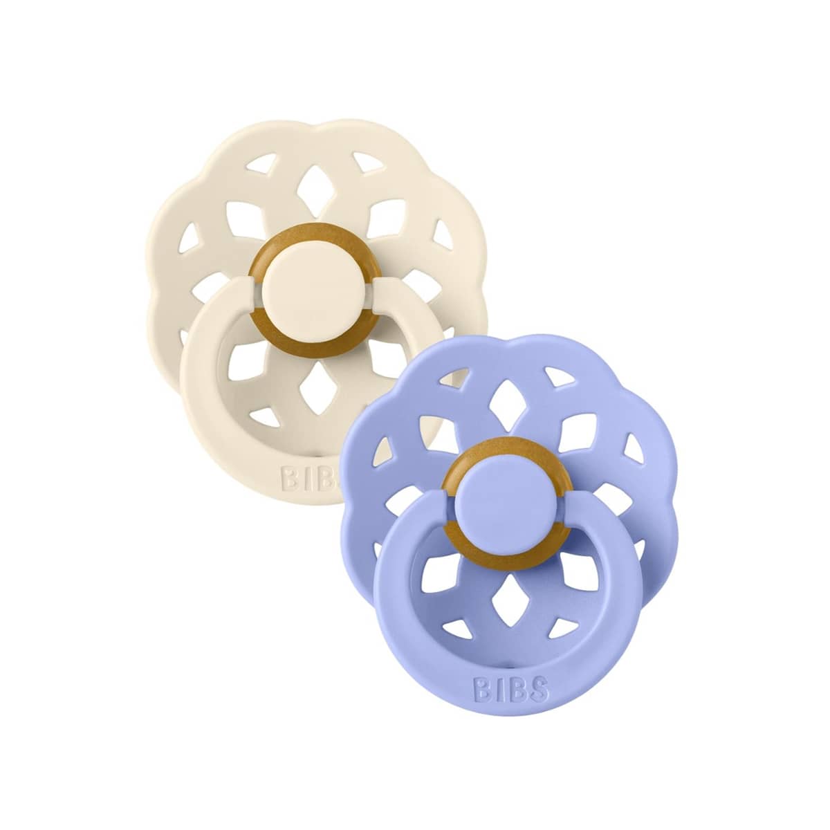 BIBS Boheme Dummies - Round - Ivory Hush