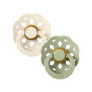 BIBS Boheme Dummies - Round | Latex - Ivory Sage