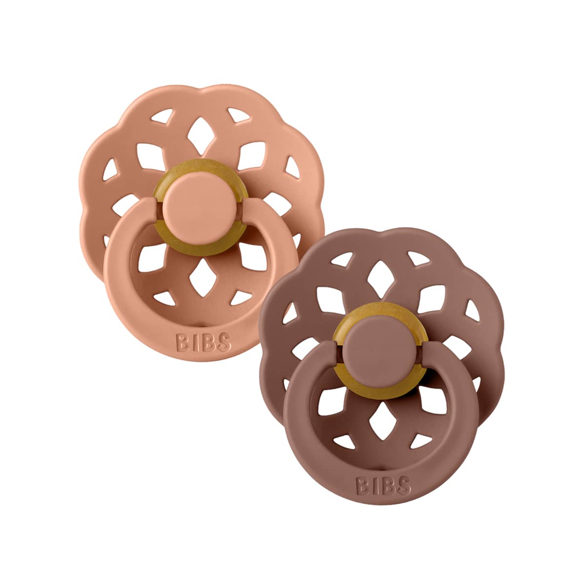 BIBS Boheme Dummies - Round | Latex - Peach Woodchuck