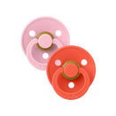 BIBS Colour Dummies - Round - Baby Pink Tango